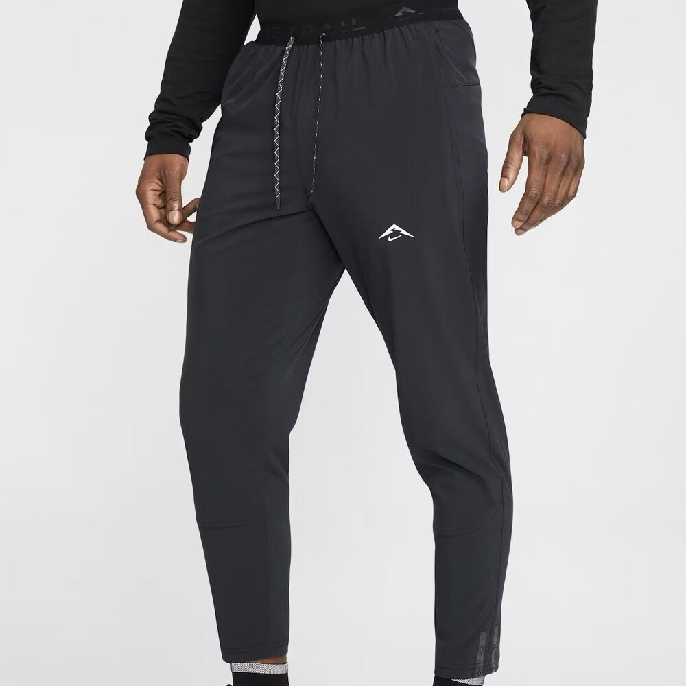 Nike Dri-FIT Trail Men's Size S Dawn Range Black Running Hiking Jogger Pants